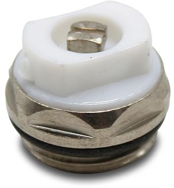 DOJA Barcelona Valvula Purgador Radiador - Pack 5, 1/2 - Extremos Roscados, Fácil Instalación - Purgador Manual, Evita Fugas, Válvula de Purga, Purgador Radiadores, Tapon de Radiador, Calefacción