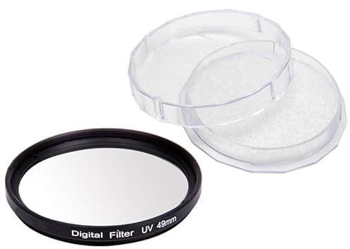 1 filtre UV 37 mm, 49 mm, 52 mm, 55 mm, 58 mm, 62 mm, 67 mm, 72 mm, 77 mm pour