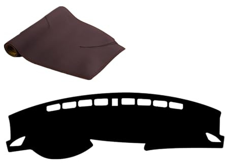 Cubierta para Salpicadero de Coche para Hyundai Ix25 2020 Alfombrilla Antideslizanteaislamiento Térmico E Impermeabilización(Brown)