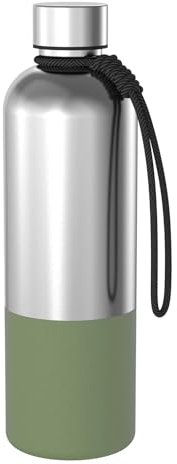 T&N Trinkflasche 1L Edelstahl – personalisiert mit Name & Laser-Gravur – Geschenk-Idee für Männer, Frauen & Kinder zu Geburtstag, Weihnachten & besonderen Anlässen – auslaufsicher, BPA-frei, robust