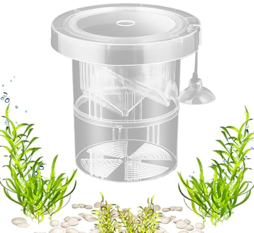 Aquarium Zuchtbox,Aufzuchtbehälter - Wiederverwendbares Aufzucht-Refugium für verletzte Wassertiere, Wasserpflanzen, Lebendfutter-Zucht, Guppys, Kampfe und