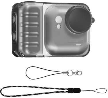 Funda Protectora de TPU para Cámara, a Prueba de Golpes, Antiarañazos, con Tapa de Lente para Go Ultra, Cubierta de Cuerpo Completo para Actividades Al Aire Libre, Hecha de TPU, 2,76 X 1,97
