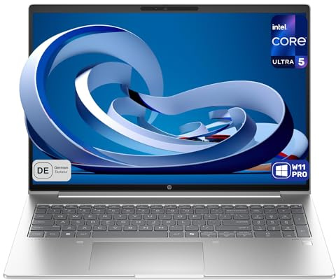HP ProBook 460 G11 Business Laptop, Intel Core Ultra 5 125U, 16 WUXGA Display, Intel Grafik, 32 GB DDR5 RAM, 1 TB SSD, Deutsches Tastatur-Layout, Wi-Fi 6E, Windows 11 Pro, Silber