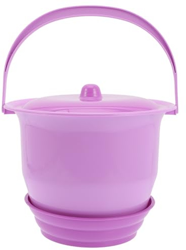 MAJORMENCH Children Urinal Potty Plastic Chamber Pot with Handle Lightweight and Easy to Store Bedpan Seat for Unisex Kids, Portable Pee Pot for Nighttime Use Random Color