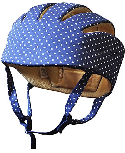 Bias&Belief Anti-Fall Protection de La Tête Casque Personnes Âgées Chapeau À l'aise Santé Protection Anti Choc Respirant Cap Taille Ajustable Prévention des Chutes Protection Post-opératoire,A