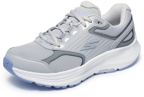 Skechers Scarpe da Ginnastica da Donna Go Run Consistent 2.0 Advantage, Grigio Lavanda, 39 EU