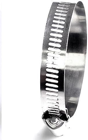 JUCACE Hose Clamp,Fastener, 2 20pcs/set Stainless Steel 304 Worm Drive high qulity Hose Clamp Fuel Pipe Tube Clips Water,10,16mm 10pcs (Size : 46 70mm 2pcs)