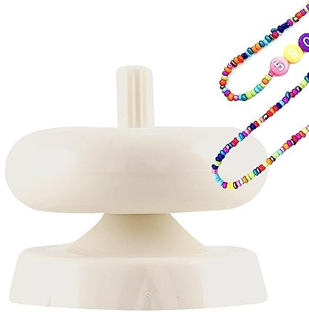 CENMOO Spinner mit Schmuckperlen, drehbare Schüssel für Perlen – Bead Loader Beading Spinner, Beads Spinner, DIY Jewelry Making Bead Devices, Spinner für Perlen, Schmuck