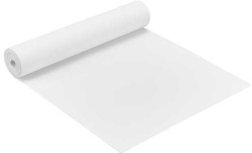 BENECREAT 3 m X 30 cm Weiße EVA-Schaumplatte, EVA-Schaum Mit Hoher Dichte, Schaumstoffrolle Für Kunsthandwerk, Cosplay-Kostüm, DIY-Projekte, 0.8 mm Dick