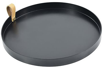 TOGEVAL Tablett Mit Griff Aus Pu-leder Stabiles Abs-tablett Für Die Schreibtischorganisation Für Make-up Mehrfach-aufbewahrungstablett