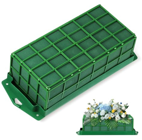 Mousse Florale pour Fleurs Fraîches,Support en Mousse Florale,Mousse Florale Verte,Briques Enfichables pour Compositions Florales pour Mariage,Fleurs d'allée, Décorations de Fête,Décorations De Fête