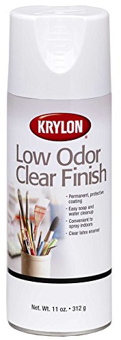 Krylon K07120 11-Ounce Low Odor Clear Matte Finish Aerosol Spray