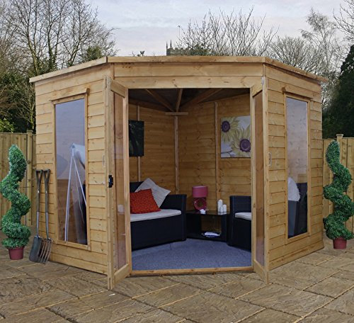 Premier Corner Summerhouse with Double Door