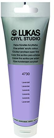 Lukas Cryl Studio 125 ml, Acrylfarbe in Premium-Qualität, Lavendel