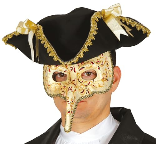 Fiestas Guirca Maschera Veneziana con Naso Lungo a Becco