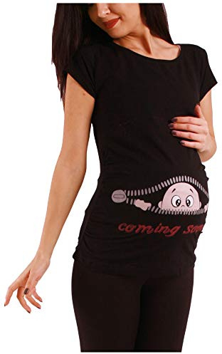 Je T'Aime Maman – rolig rolig rolig söt omgivningsmode/omgivningsskjorta med motiv för graviditet/t-shirt graviditetströja, kort ärm