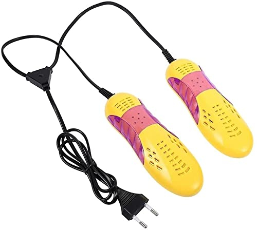 Electric Shoe Dryer, Shoe Warmer, Boot Dryer, Mini Ski Boot Dryer, Deodorant Dehumidification, Shoe Dryer For Hiking Boots Or Ski Boots, Ski Boots, Warm Shoes, Running Shoes (Yellow Jp) (Yellow US)