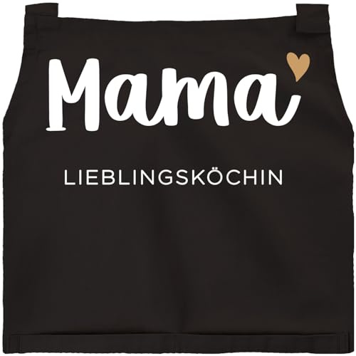 SpecialMe® Kochschürze mit Spruch Lieblingskoch Lieblingsköchin Geschenk für Papa Opa, Mama Oma Baumwolle