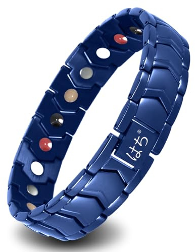HAQI Herren Magnetarmband Gesundheit Energie Magnetfeldtherapie Arthritis Armband für Herren Edelstahl Schmuck