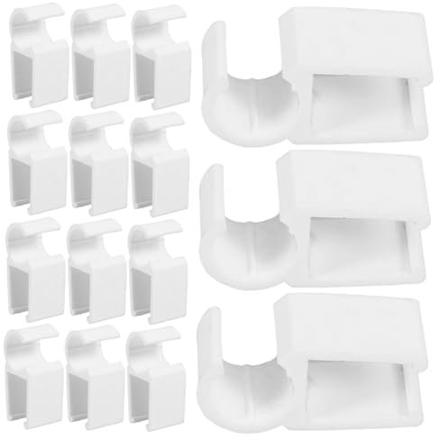 TEHAUX 20stücke Kunststoff Stifthalter-clips Für Whiteboard Selbstklebende Stiftklemmen Stiftbefestigungsschnallen Stifthalter-clip Für Schule Und Büro