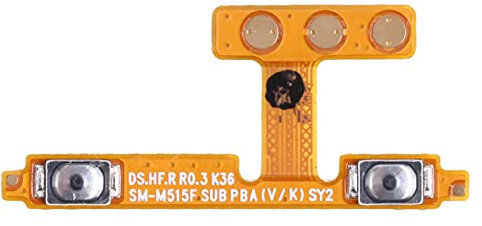 Repuesto flat compatible con Samsung Galaxy M12 / A12 / A32 5G / M31S / M51 SM-M125 SM-A125 SM-A326 M317 M515 flex circuito Switch botones control volumen key + – Control de teclas
