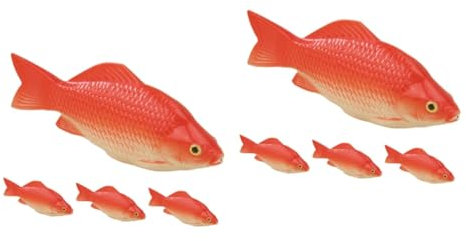 Gogogmee 8stücke Realistische Künstliche Fischmodelle Lebensechte Simulation Für Aquarien Und Terrarien Dekoration Für Unterwasseratmosphäre Leicht Und Beweglich