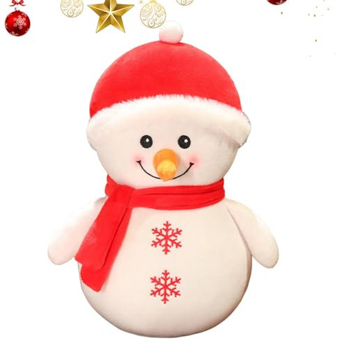 Mxshc Weihnachten Plüschtiere Cartoon Weihnachten Elch Kuscheltier Weihnachten Dekoration Stofftiere Wurfkissen Dekokissen Plüsch Puppen Spielzeug Für Junge Und Mädchen