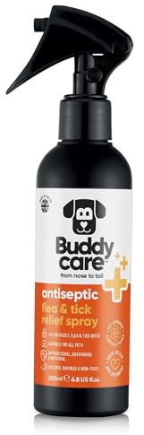 Buddycare Pet Antiseptic Flea & Tick Relief Spray Suitable for all pets - 200ml