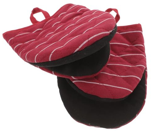 OFFSCH Insulated Oven Mitts Grey Heat Resistant Gloves for Kitchen Cooking Baking Washing up