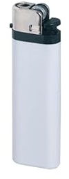 Set Accendini Personalizzati Con Logo o Nome - Personalizzabile a Pietra Focaia - Gadget con Personalizzazione a Stampa UV - Kit Idea Regalo Festa del Papà (Bianco, 200 Pezzi)