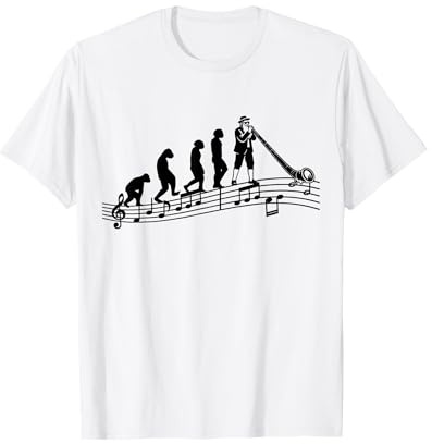 Alphornspieler, Alpenhorn, Musik Noten, Almhorn, Alphorn T-Shirt