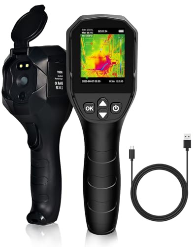 Wärmebildkamera Handy Wärmebildgeräte, AIOMEST Wärmebild Kamera 240x240 IR Auflösung, -20°C bis 550°C, Thermal Camera für Gebäudethermografie (Kältebrücken), SHK Leckageinspektion, Leckageortung