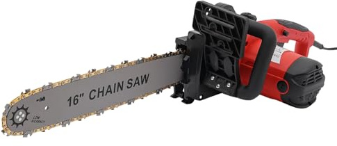 Tronçonneuse électrique 16 - 2000 W - Batterie manuelle pour sécateurs, tondeuses à bois, rouge 7018 cuivre, plastique, aluminium