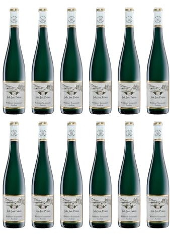 Joh Jos Prum JJ Prum Wehlener Sonnenuhr Auslese Weisswein Weiss süss Deutschland inkl. FeinWert E-Book (12 x 0.75 l)