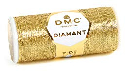 DMC Filo metallico diamantato, 38,2 m, oro chiaro (010294)