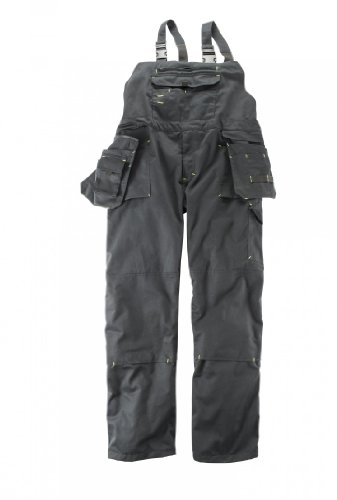 Abraxas Arbeitslatzhose, Latzhose in großen Größen, Übergrößen, schwarz, Größe:8XL