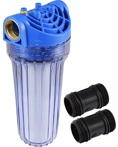 Agora-Tec® Vorfilter Wasserfilter für Hauswasserwerk groß 8bar
