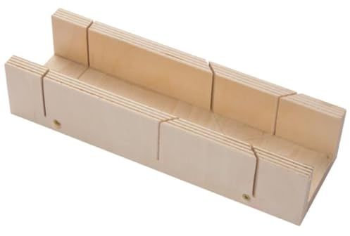 Toolland Gehrungslade, präzise Sägeschnitte, ideal für Profis und Heimwerker, 250 x 55 x 80 mm
