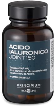BIOS LINE Principium Acido Ialuronico Joint 150, Integratore Alimentare per Cartilagini e Articolazioni, Senza Glutine e Lattosio, Vegan, 60 Compresse