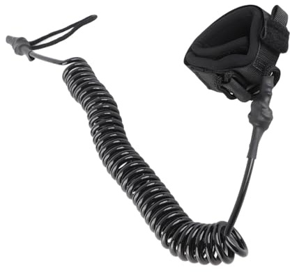 Alomejor 5,5 mm Surfing Board Leash Surfbrett Leine Paddle Board Sicherheitsseil Traktionsgurt Surfbrett Fußseil