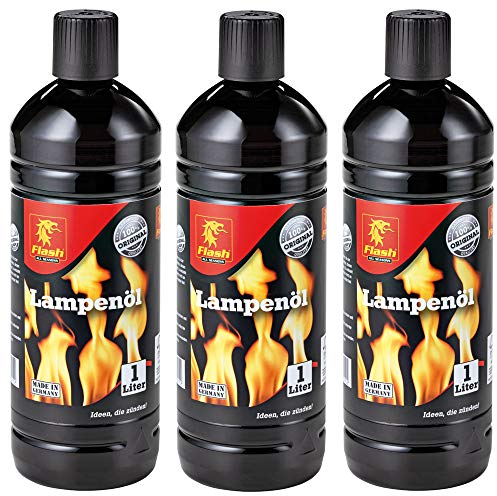 Boomex Flash Lampenöl Gartenfackel neutral klar Petroleumlampe Öllampe Laterne 1-24 Liter, Menge:3 L