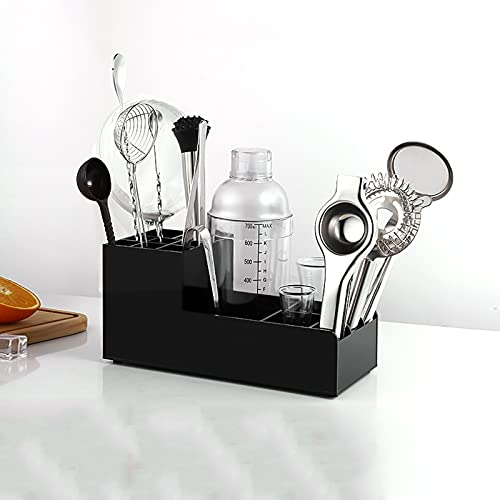 Shaker Cocktail Kit de Barman Shaker Shaker avec Barre de Stand Set Cocktail Shaker Set for Boissons mélangés - Outils de Bar Boire Shaker Set à Cocktail (Color : Bruin)