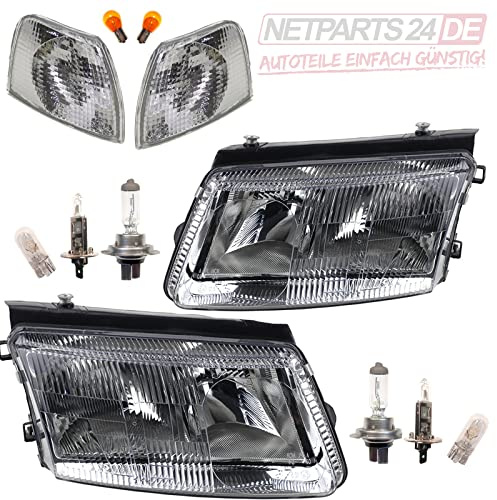 Johns, Scheinwerfer Halogen passend für VW Passat 3B Satz Blinker Leucht. 1996 bis 2000