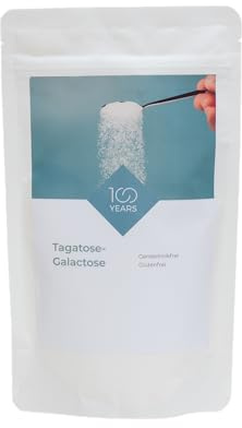 100years GmbH - Tagatose-Galactose 200g - für Babys, Säuglinge, Allergiker - Laktosefrei, Glutenfrei - abgefüllt in Deutschland - wiederverschließbarer Kraftpapapier-Beutel ohne Aluminium