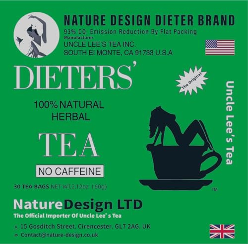 Dieters Tea - Dieters Drink 30 Bags tummy friendly Teatox laxative