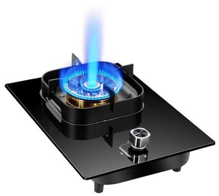 Cuisinière À Gaz Avec 1 Brûleur, Cuisinière De Comptoir De Cuisine 5,2 KW, Cuisinière De Conversion Gaz/gaz LP, Avec Protection Contre Les Flammes, For Cuisine Domestique, Camping-car(LPG)