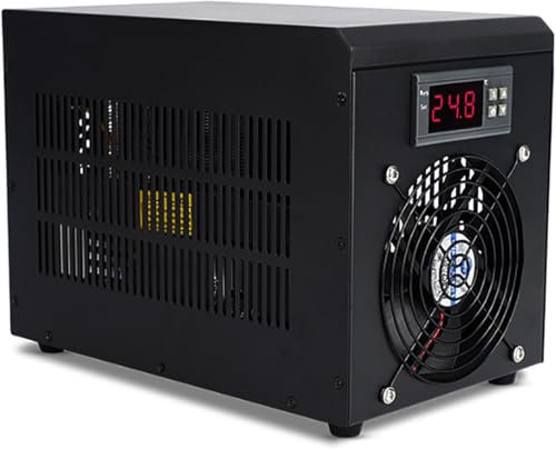 Enfriador hidropónico inteligente para pecera, enfriador electrónico para acuario con pantalla de visualización para hidroponía, agua, malezas y medusas,60L