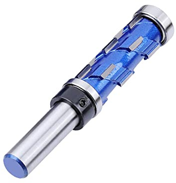 Milling Cutter 12.7mm 1/2 Shank Flush Trim End Mill Solid Double Bearing Router Bit For Wood Router Bit Milling For Machines Metal