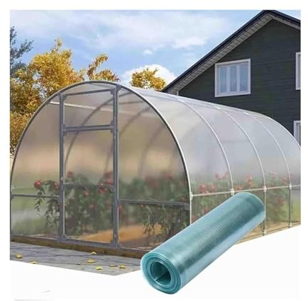 Clear Roof Sheet, Clear Polycarbonate Fiberglass Sheet for Sheds and Carports 0.8mm Thick Multiple Sizes(1.2x25m/3.94x82ft)