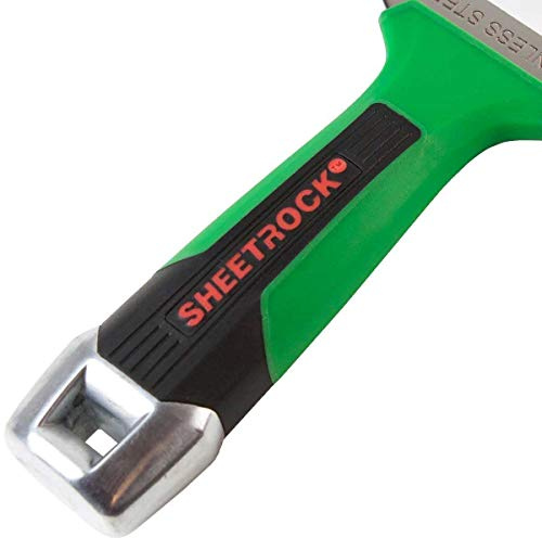 USG Sheetrock Tools 5 Matrix Stainless Steel Drywall Joint Knife, Professional Putty Knife with Soft Grip Handle, Tapered Neck, Enlarged Hammer End, Rust-Resistant Blade